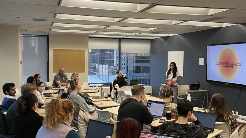 Meera Patel Creative Consultant Speaking Engagement Mount Royal University Bow Valley College